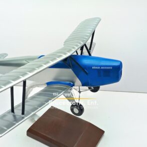 Model of Bücker Bü 131 Jungmann with detailed craftsmanship.